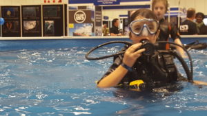 Scuba Diving at the Dive show