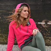 Fitted reversible Hoody