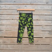 Kid's leggings black/lime