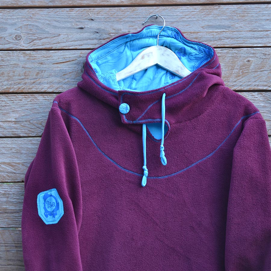 Close up Hoody dress size 14 plum
