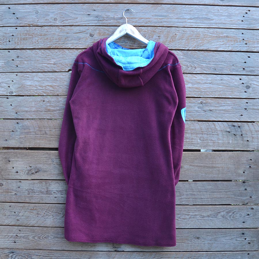Back Hoody dress size 14 plum