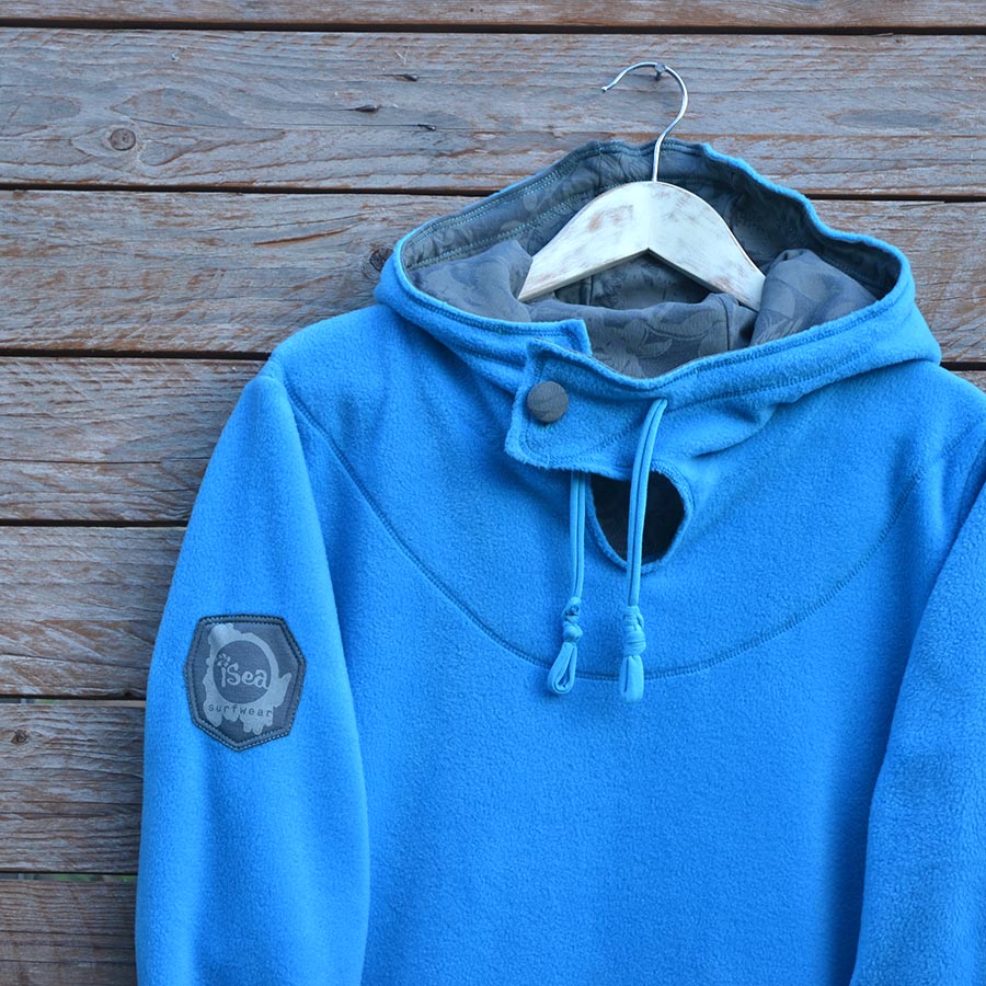 Close up Hoody dress in turquoise/dark grey - size 14