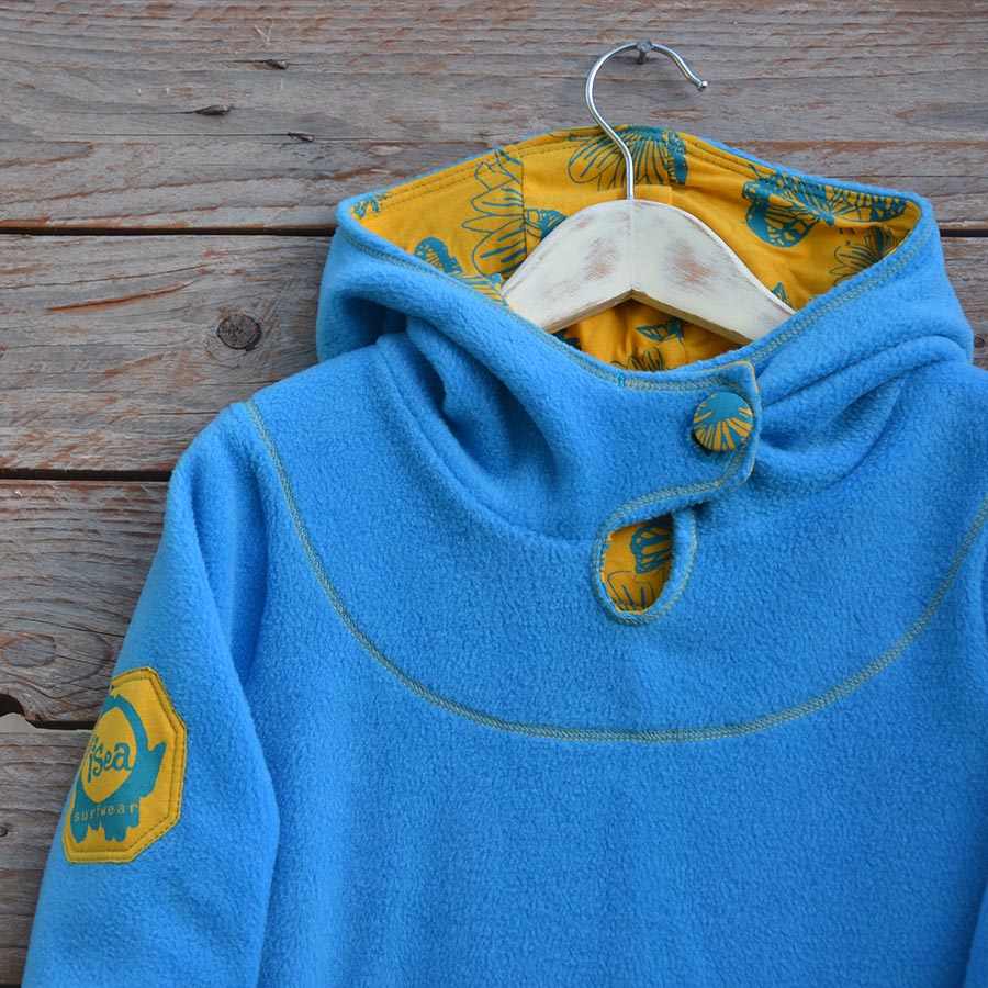 Close up Hoody dress age 7 turquoise