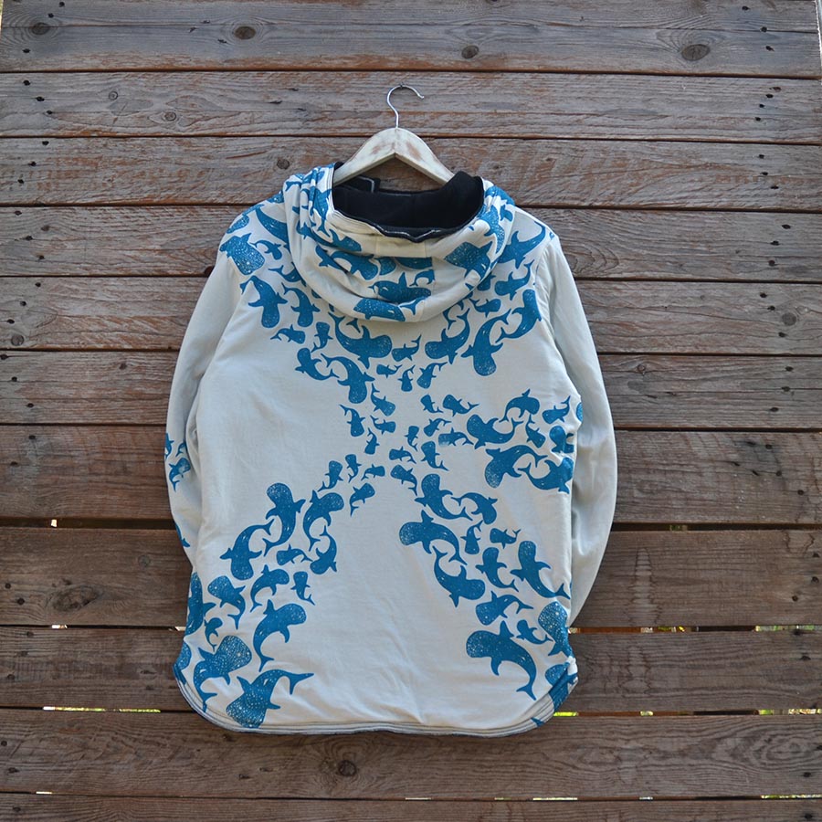 Jersey back Women's reversible in black/natural